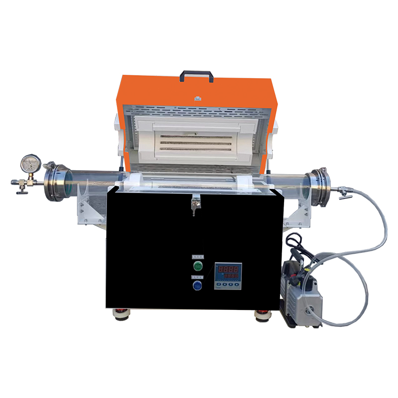 Múltiples opciones de temperatura Horno de tubo de vacío antioxidante